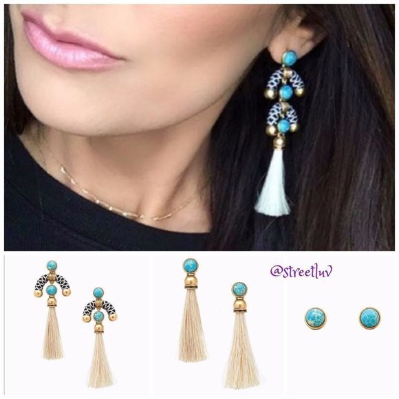 stella & dot ~ rosalind chandeliers ~ versatile vintage retired - Picture 1 of 9